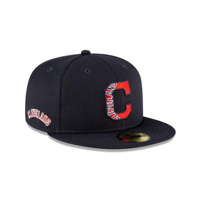 Sapca New Era Cleveland Indians MLB 2021 Spring Training 59FIFTY Fitted - Albastri